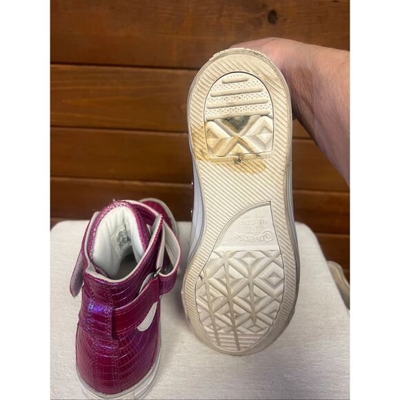 Converse Chuck Taylor All Star Brea High Top iridescent sneakers Sz 9 - Picture 4 of 8